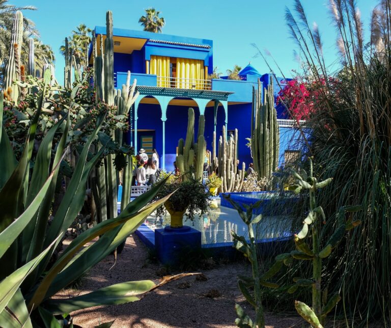 Majorelle kert Yves Saint Laurent háza